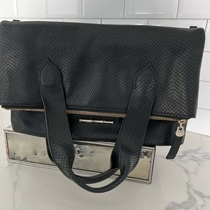 Elaine Turner Convertible Bag/purse black leather